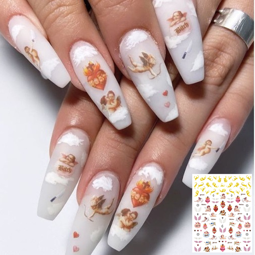 Angel Decorated Nail