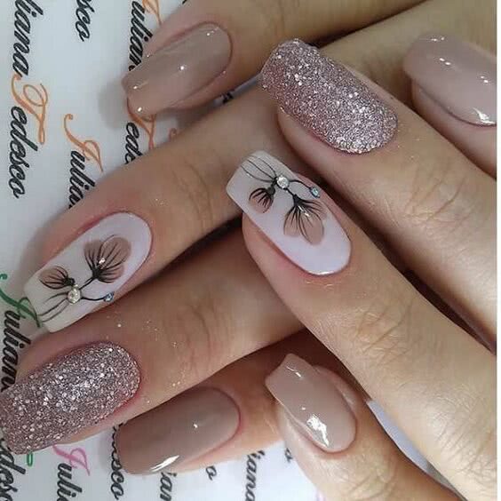 Unhas Decoradas De Flor