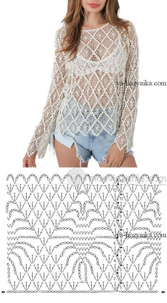 blusa-de-croche-manga-longa