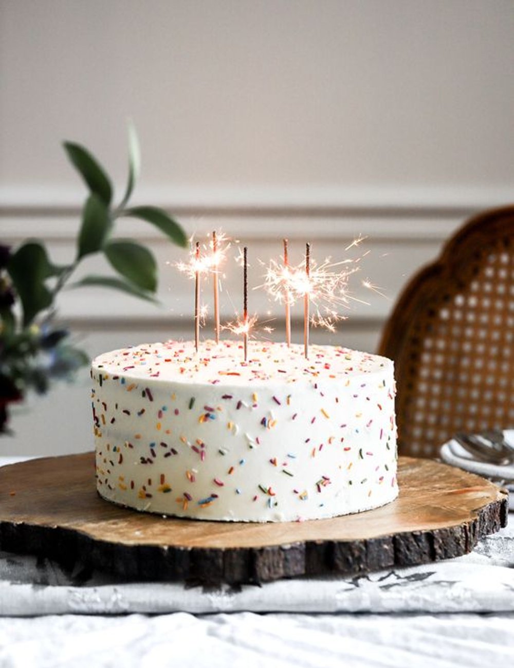 simple feminine cake