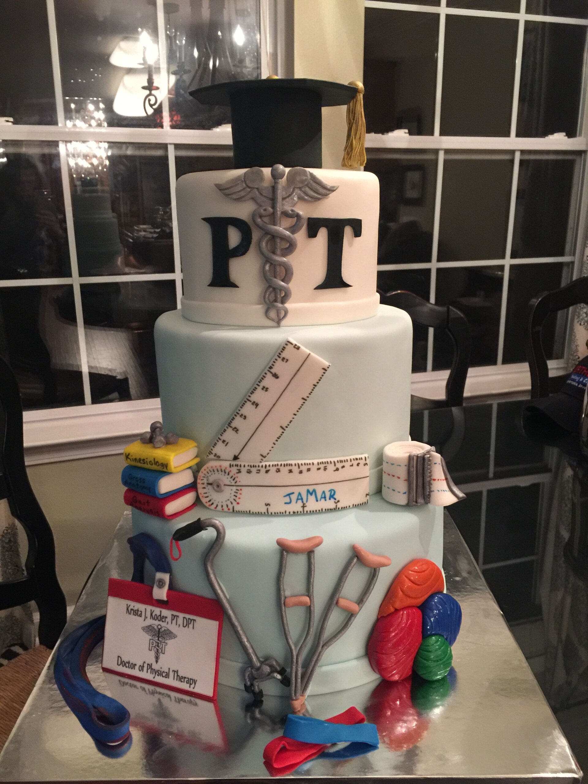 Physiotherapy Decorated Cake