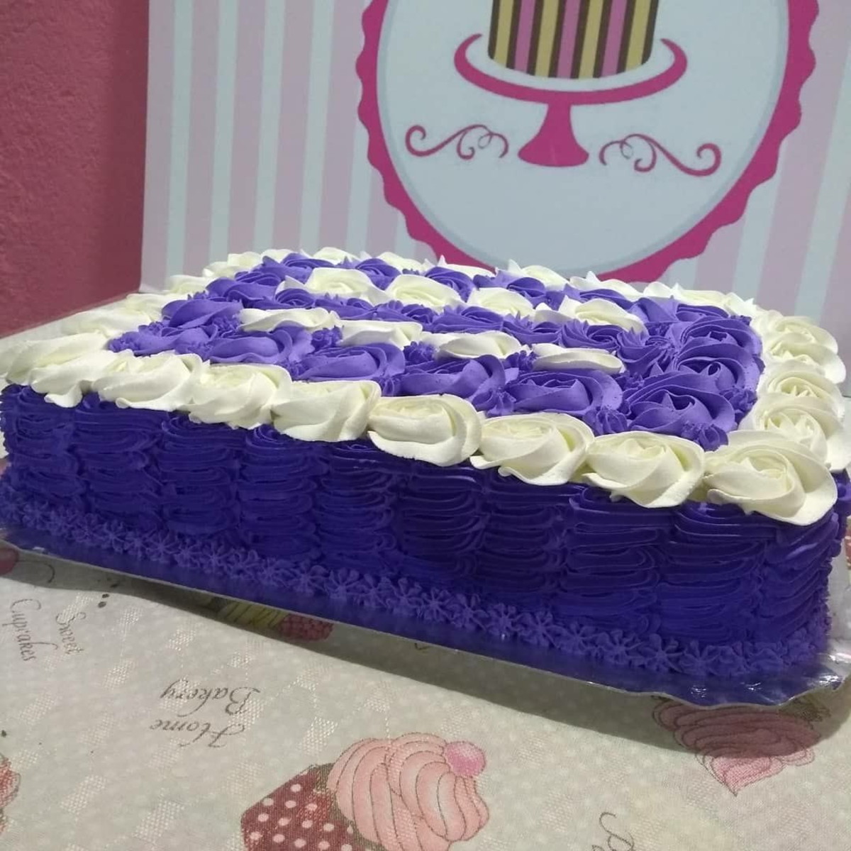 Bolo Decorado Lilas