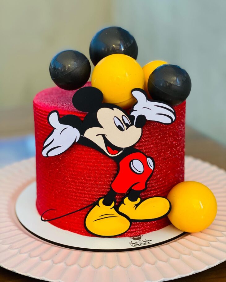 Bolo Decorado Mickey