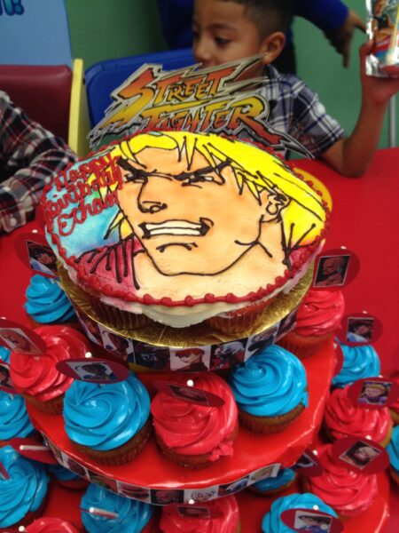 Street Fighter Decorated Cake