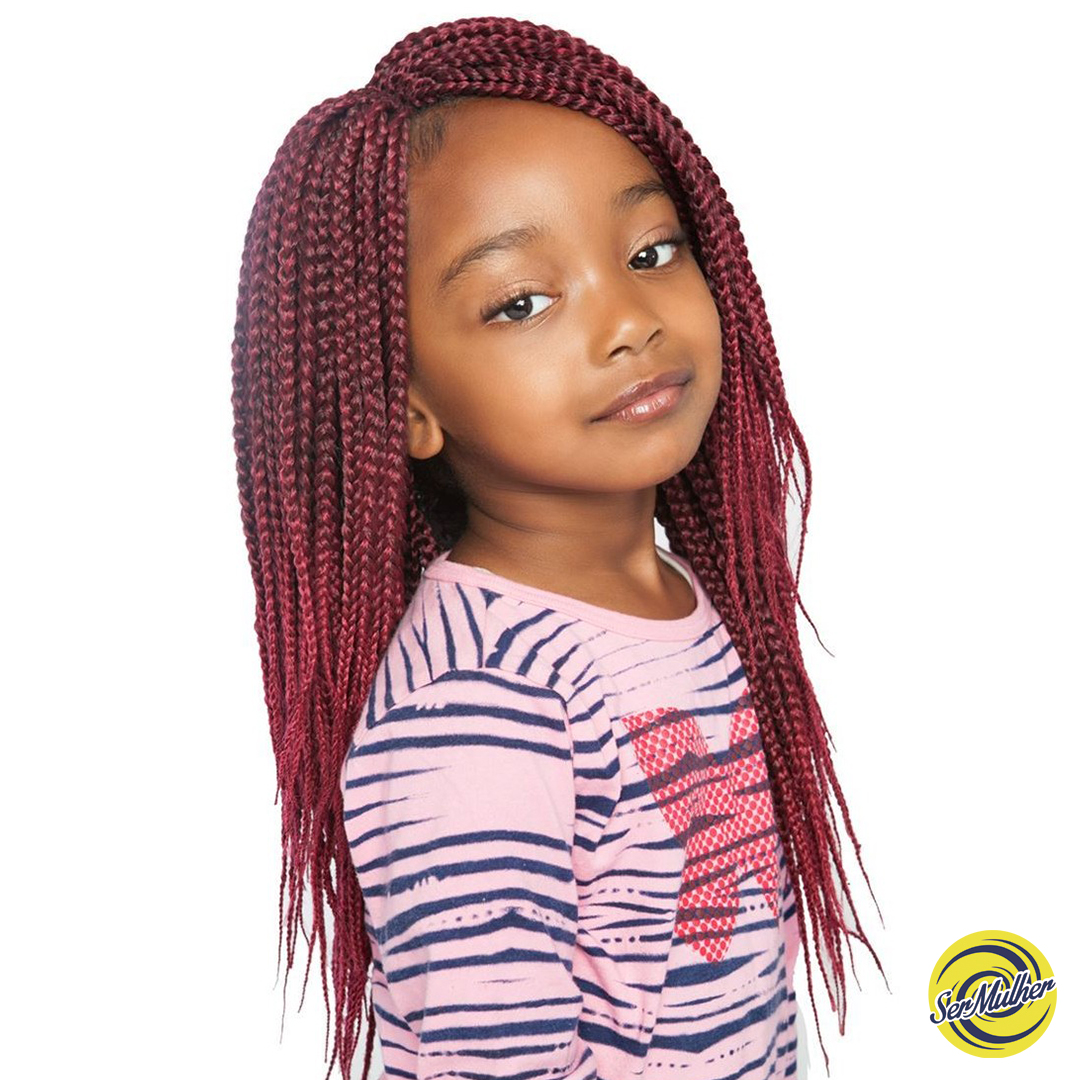 Box Braids Vermelho