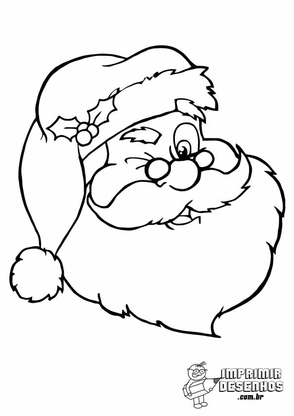 Papai Noel para Colorir