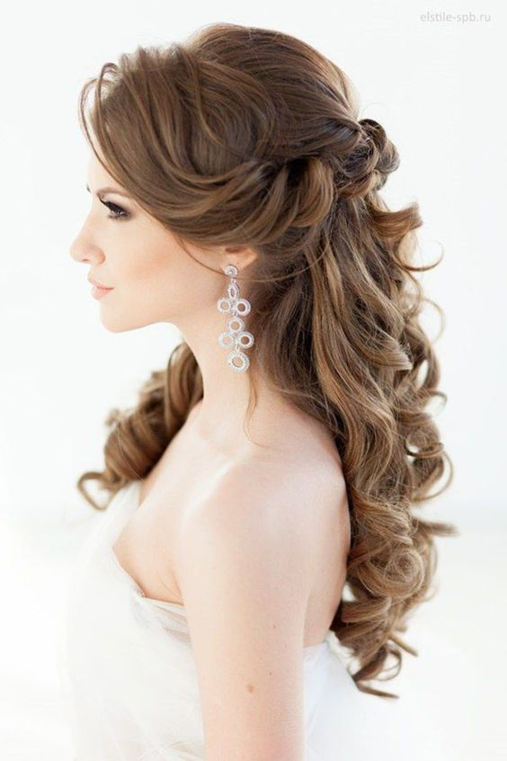 Penteado De Noiva Semi Preso