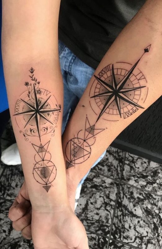 Significado Tatuagem Rosa Dos Ventos E Ancora