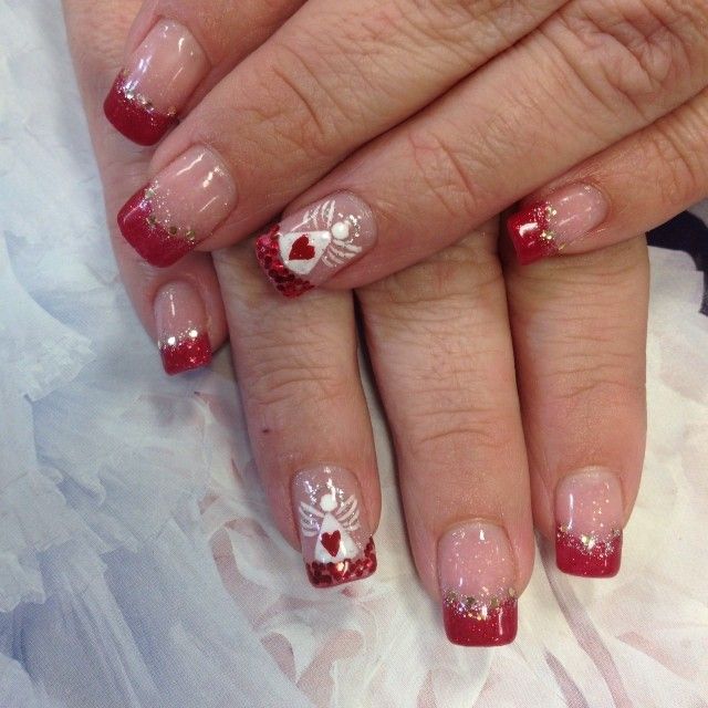 Angel Decorated Nail