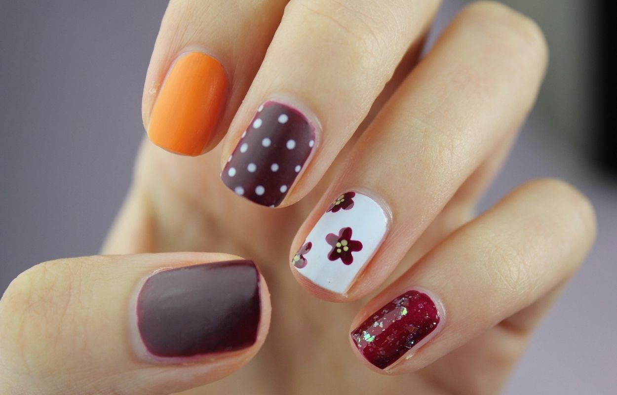 Unhas Decoradas De Flor