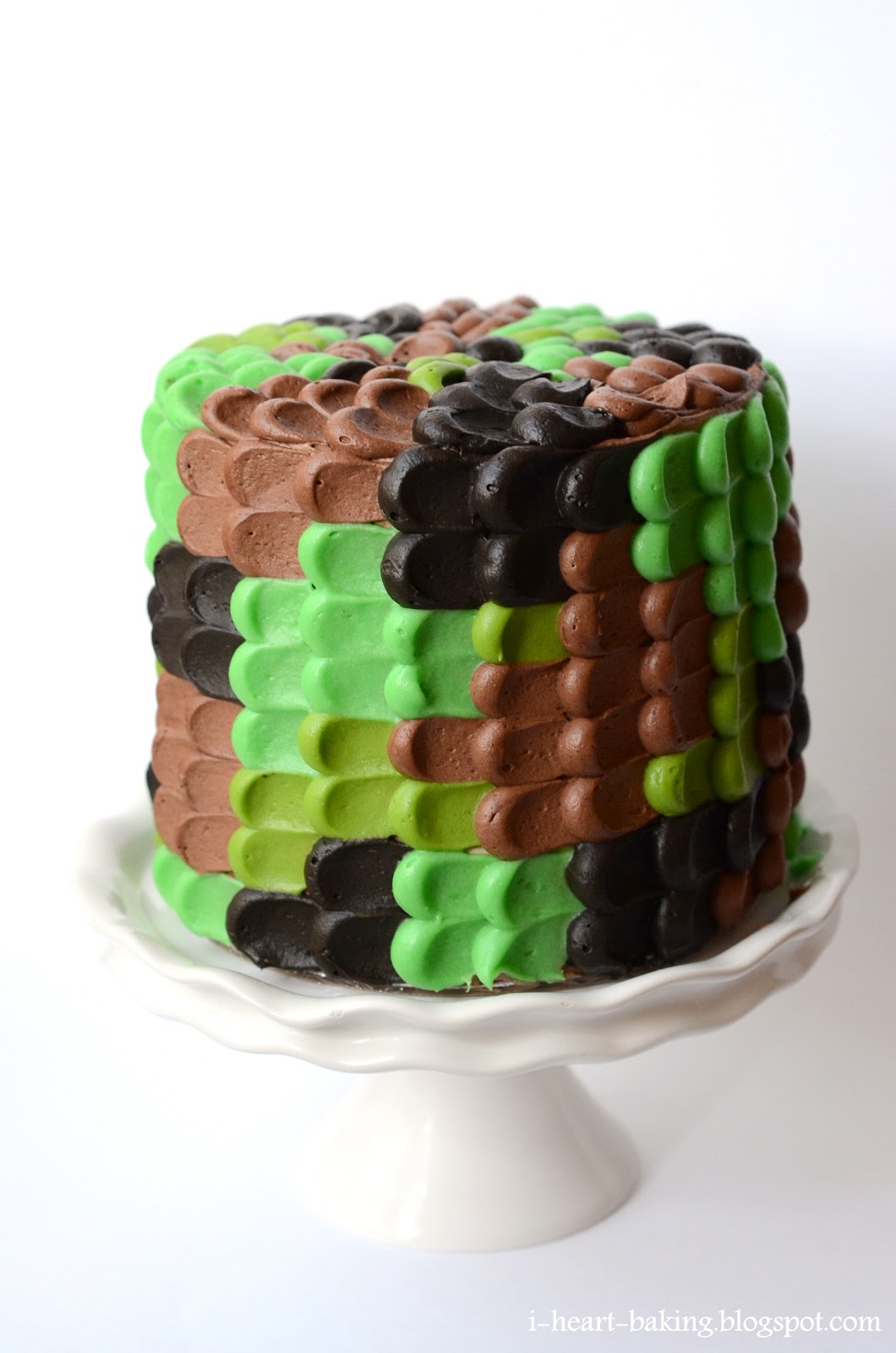 Camouflage Decorated Cake