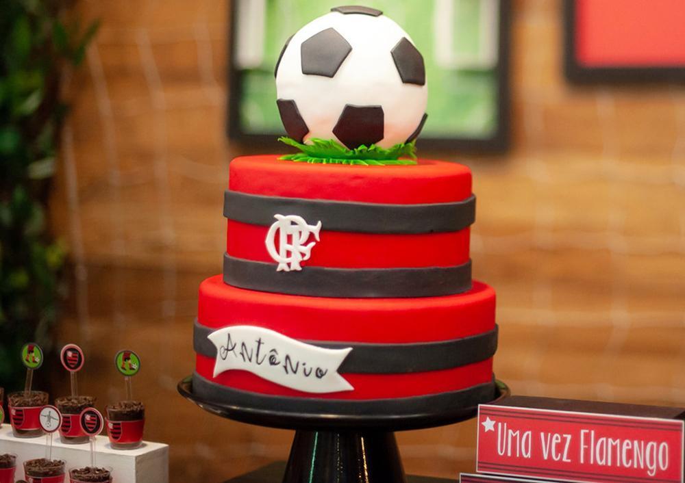 Bolo Decorado Flamengo