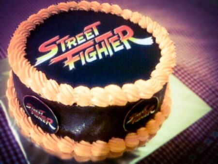 Street Fighter Decorated Cake