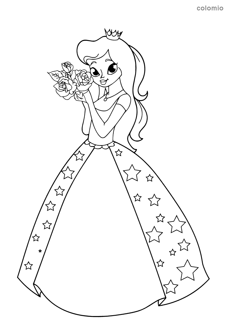 desenho-para-colorir-princesas