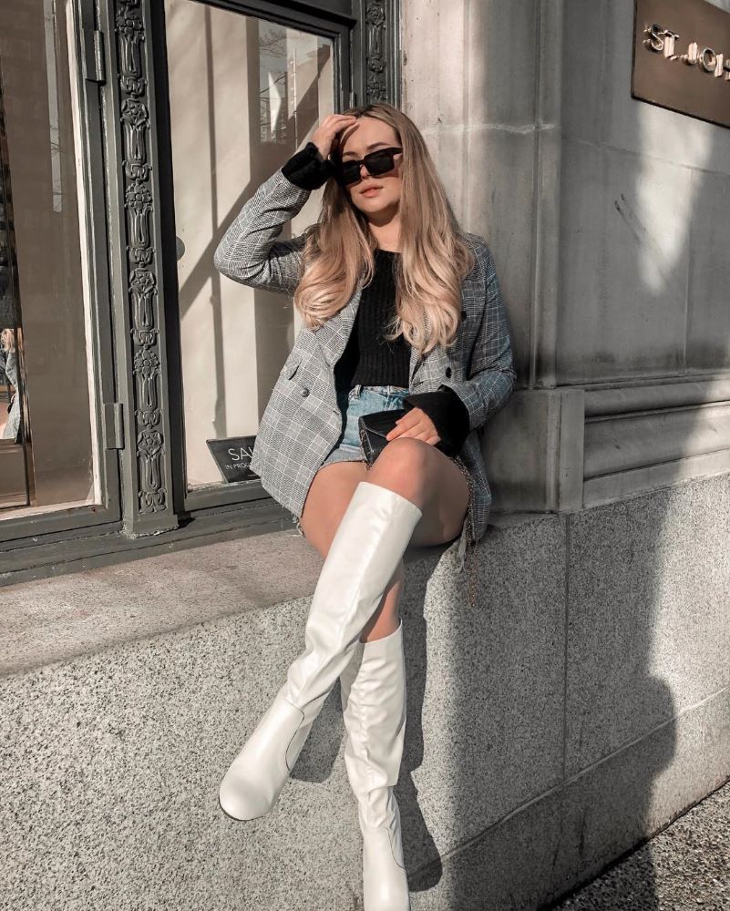 Fashion Look with Off White Boots