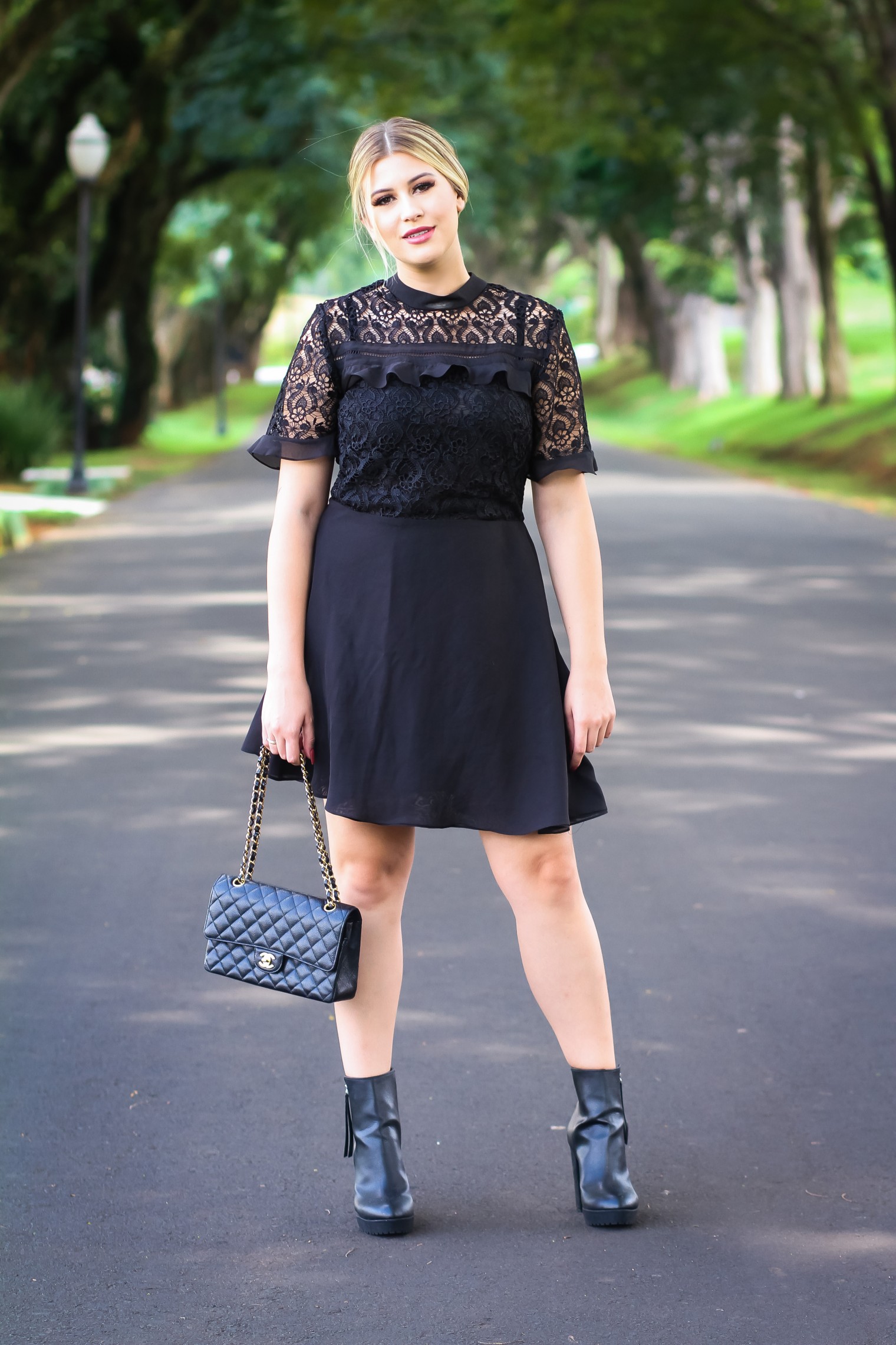 Look com Vestido Preto