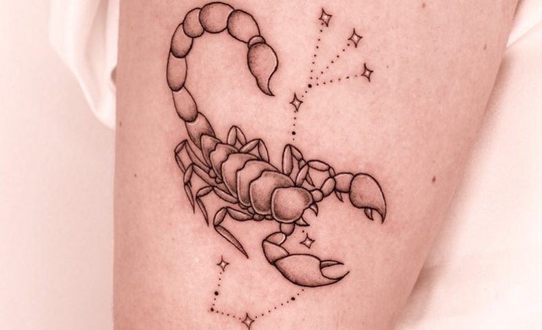 Simbolo Signo Escorpiao Tatuagem