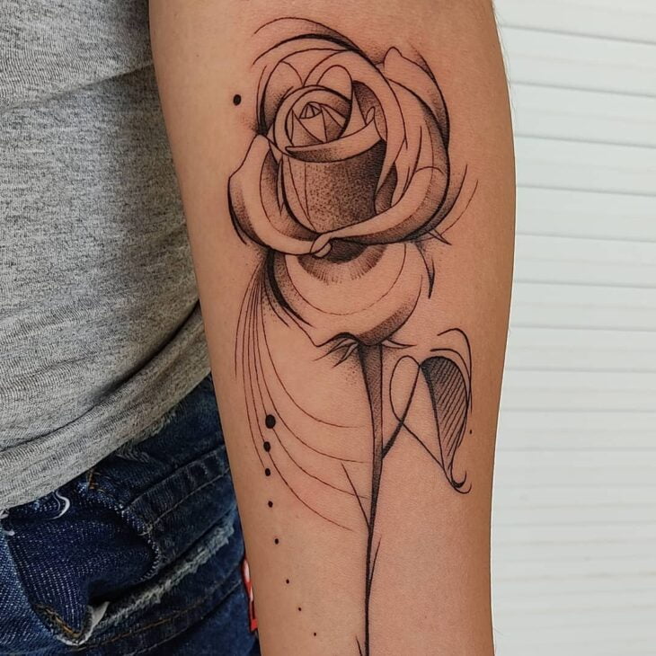 Tatuagem De Rosa