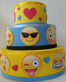 Bolo Decorado Emoji