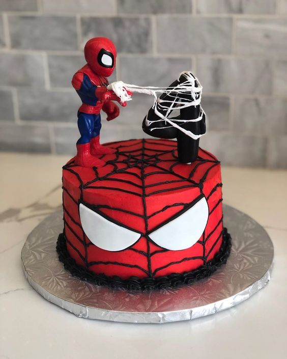 Bolo Decorado Homem Aranha