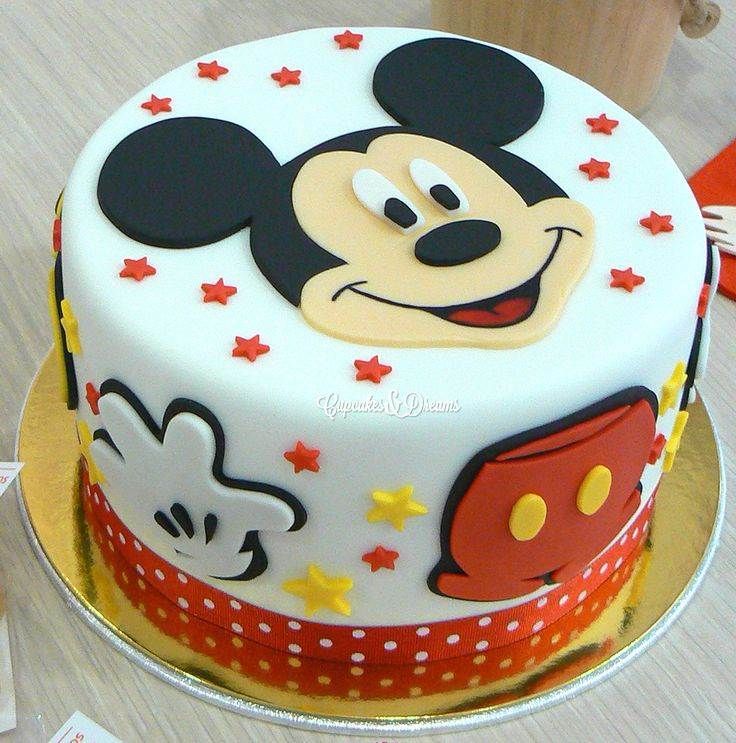 Bolo Decorado Mickey