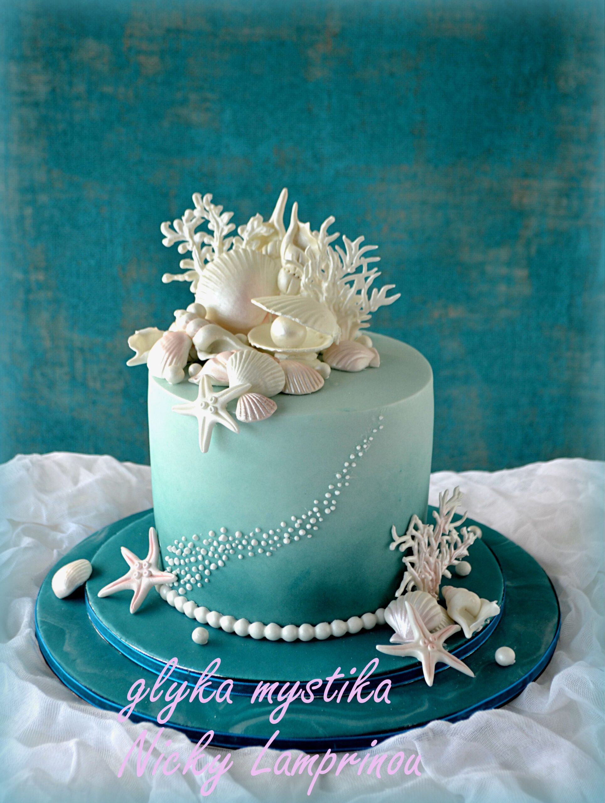 Ocean Decorated Cake