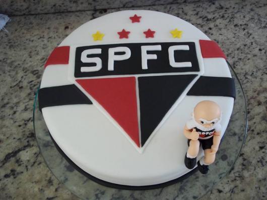 Bolo Decorado Sao Paulo Futebol