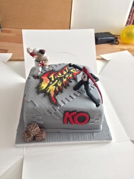 Street Fighter Decorated Cake