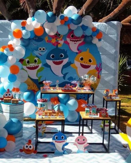 decoracao-festa-baby-shark