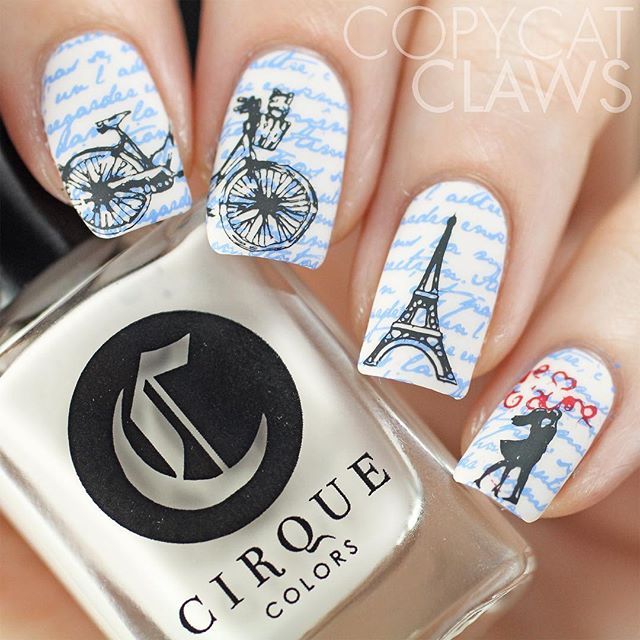 Paris Decorated Nail