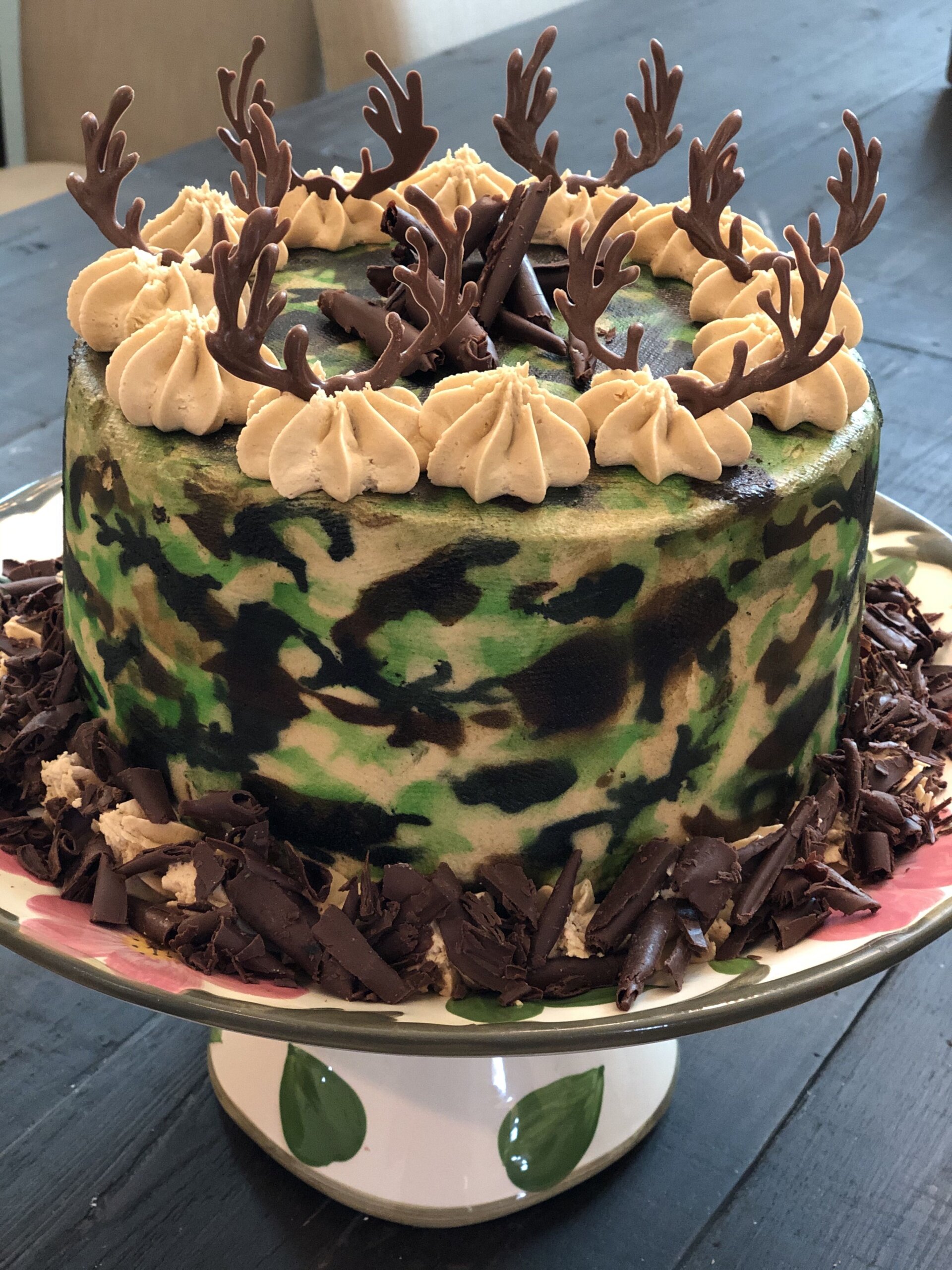 Camouflage Decorated Cake