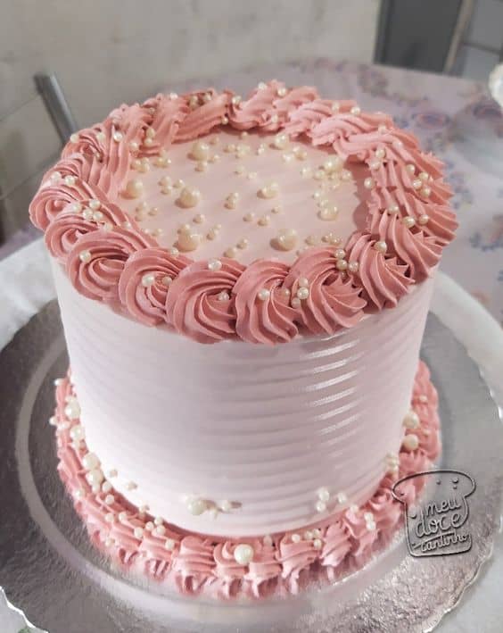 whipped cream feminine cake