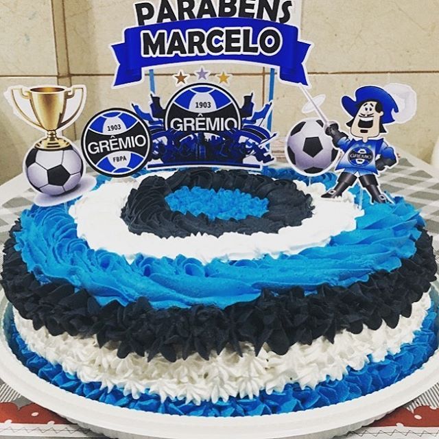 Bolo Decorado Gremio