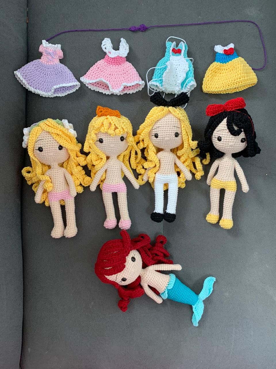 Bonecas De Amigurumi Princesas