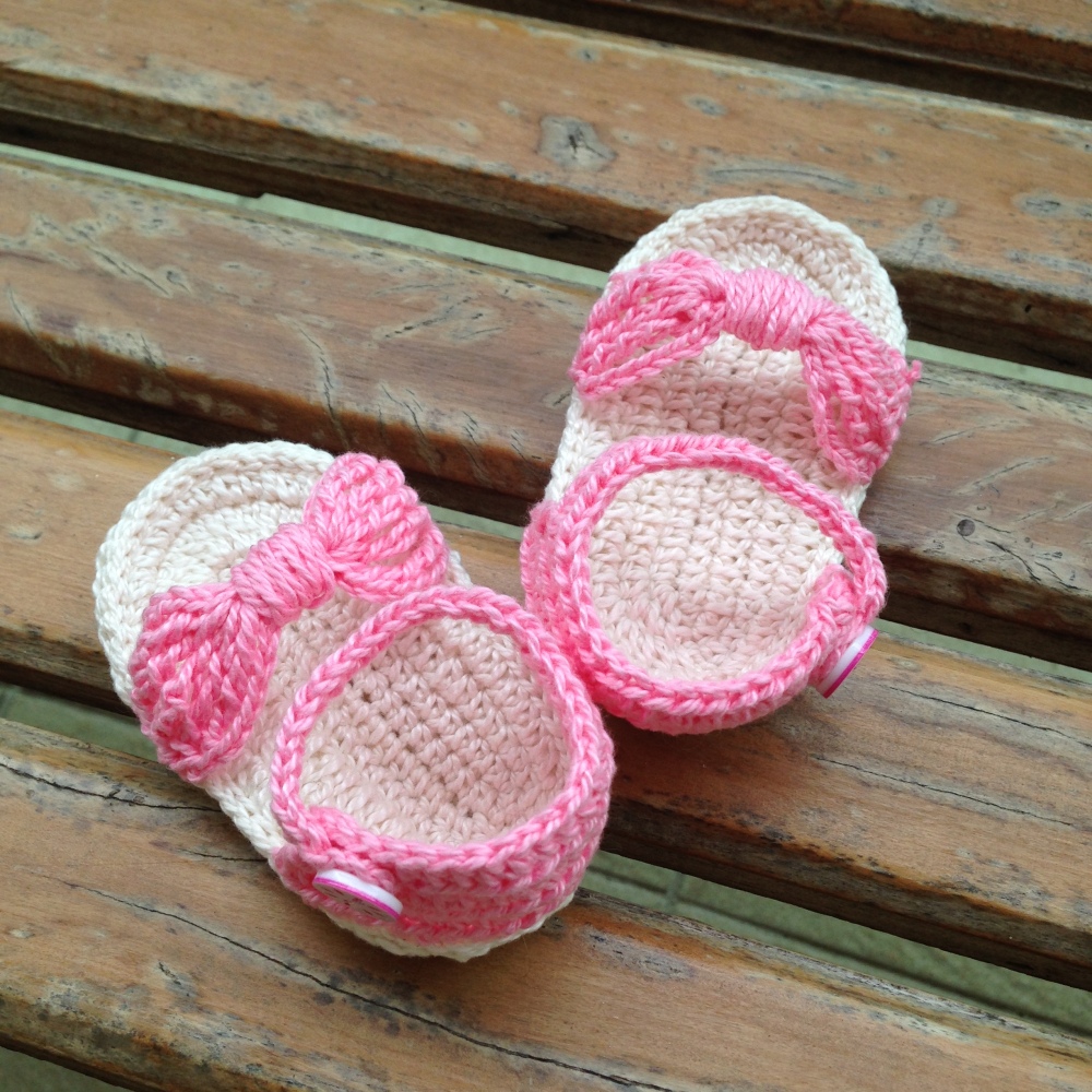 Sandalinha De Croche Para Bebe