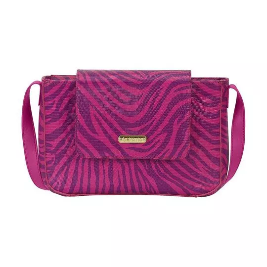 Bolsa Animal Print Rosa