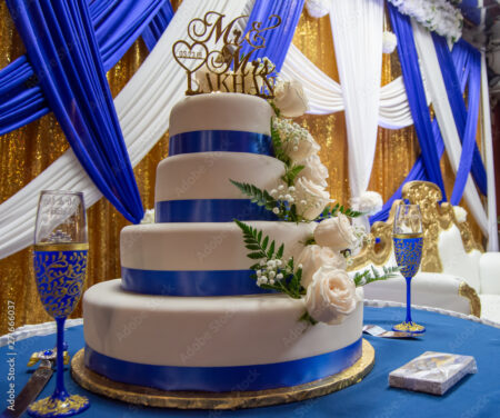 bolo-de-casamento-azul-e-branco