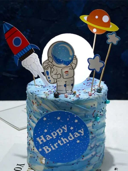 Astronaut Decorated Cake