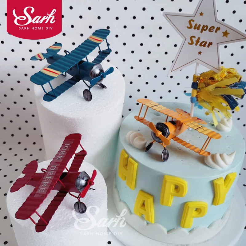 Airplane Decorated Cake