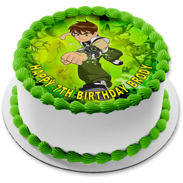 Ben 10 Decorated Cake