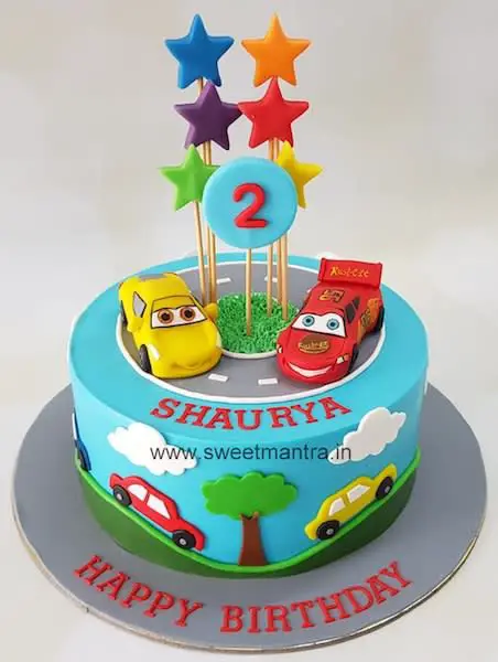 Decorated Car Cake