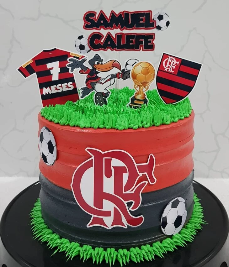 Bolo Decorado Flamengo