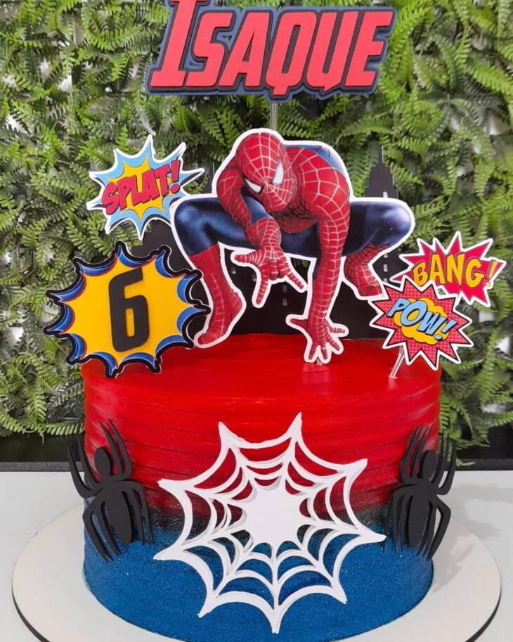 Bolo Decorado Homem Aranha