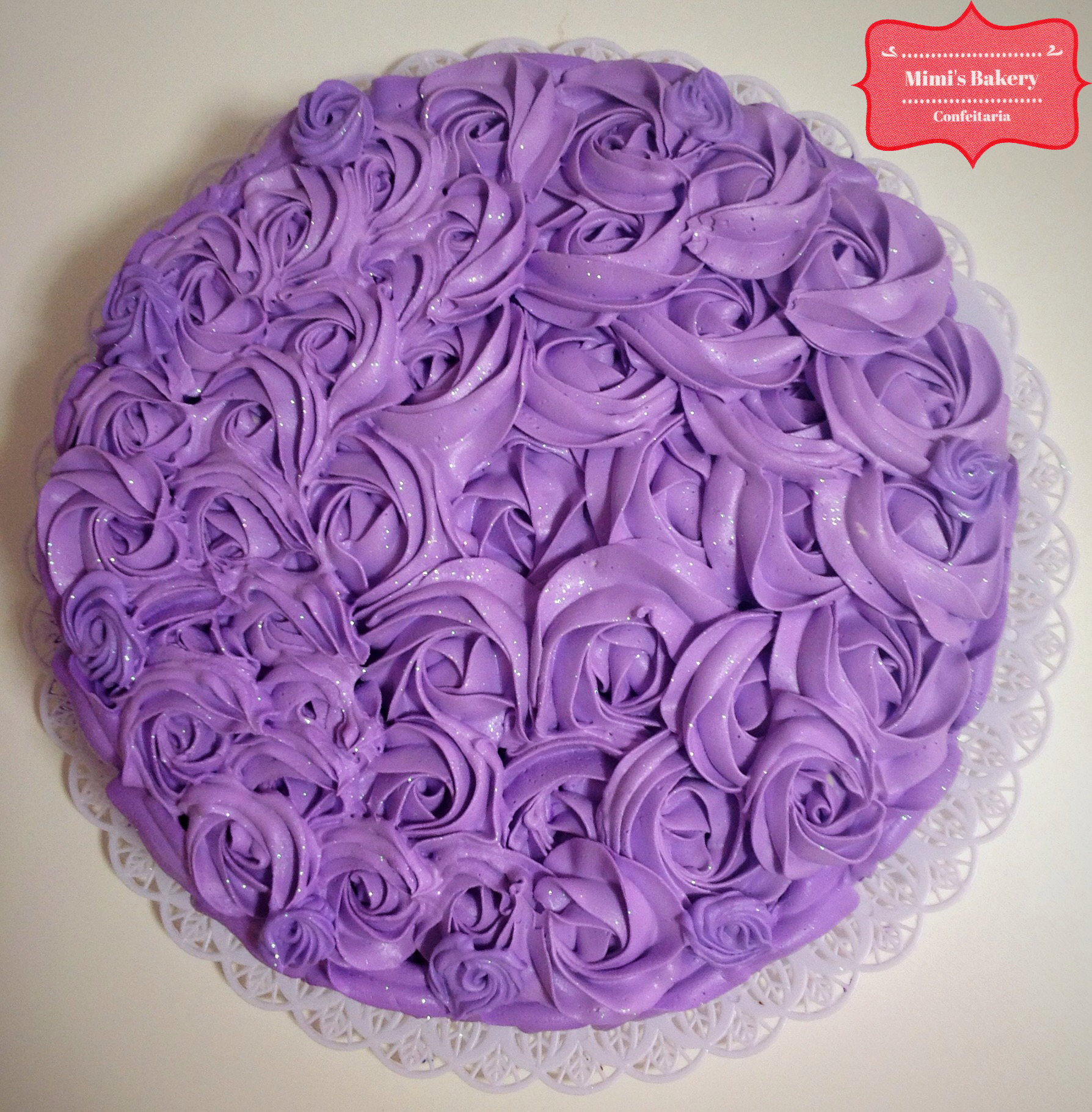 Bolo Decorado Lilas