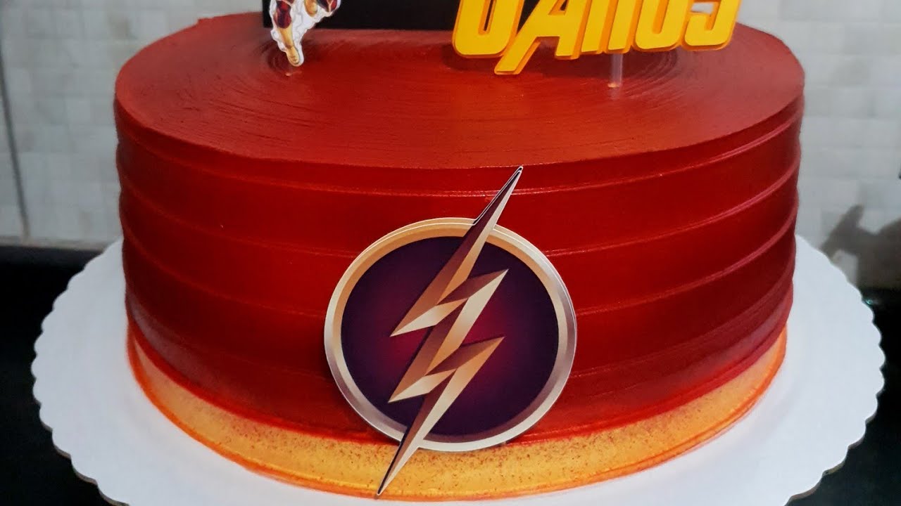 Bolo Decorado The Flash