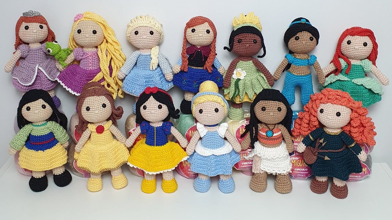 Bonecas De Amigurumi Princesas