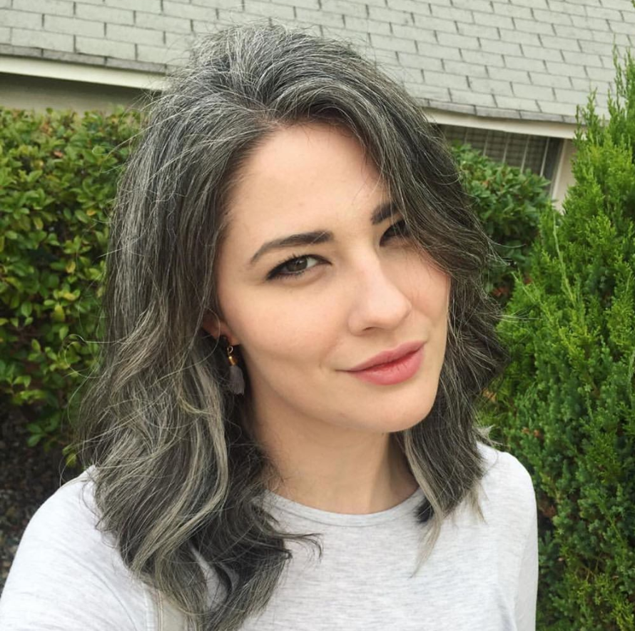 gray hair