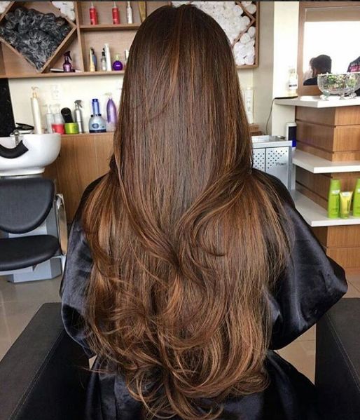 corte de cabelo feminino longo