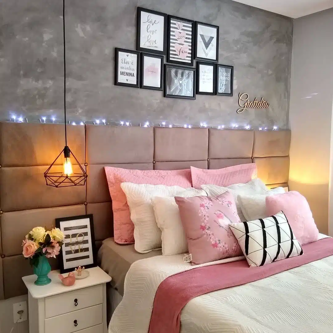 Decoração de quarto rosa Adulto