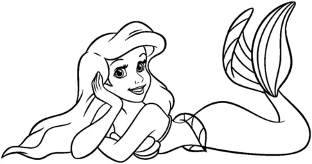 desenho-para-colorir-ariel